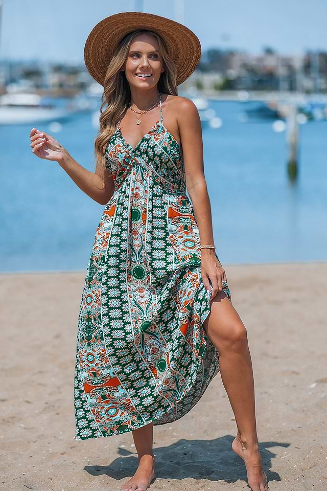 floral paisley maxi dress Floral Paisley Maxi Dress