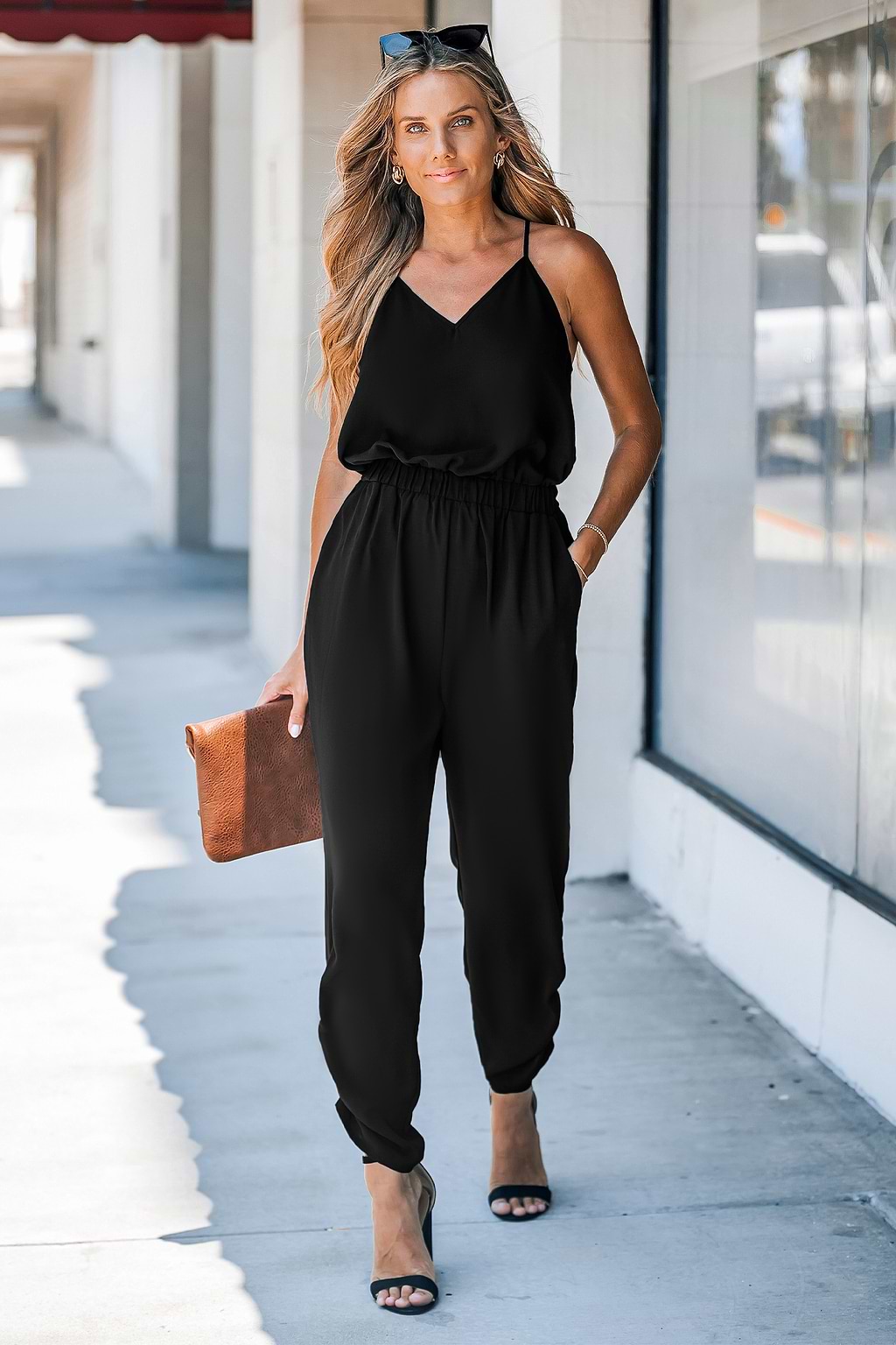 Onyx Cami Jogger Jumpsuit