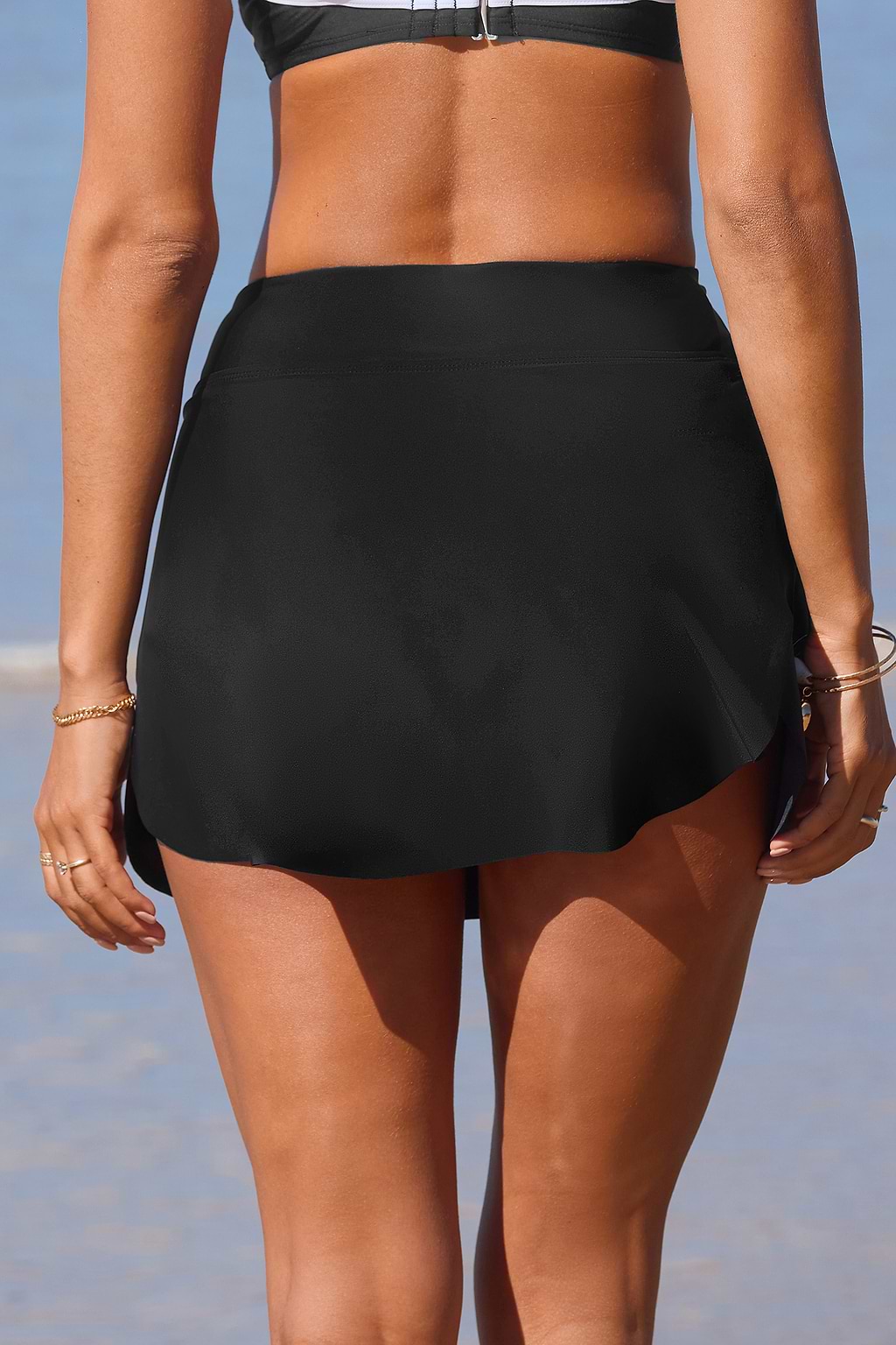 Jupe de bain à couverture complète noire