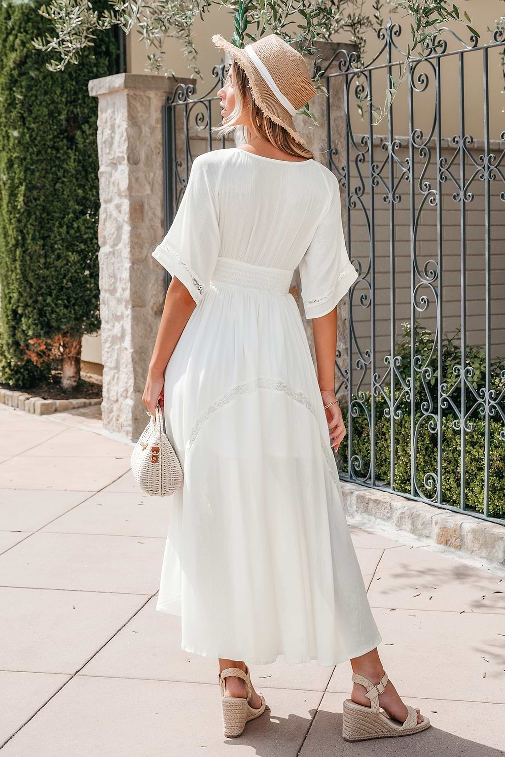 Opal Plunging Maxi Dress