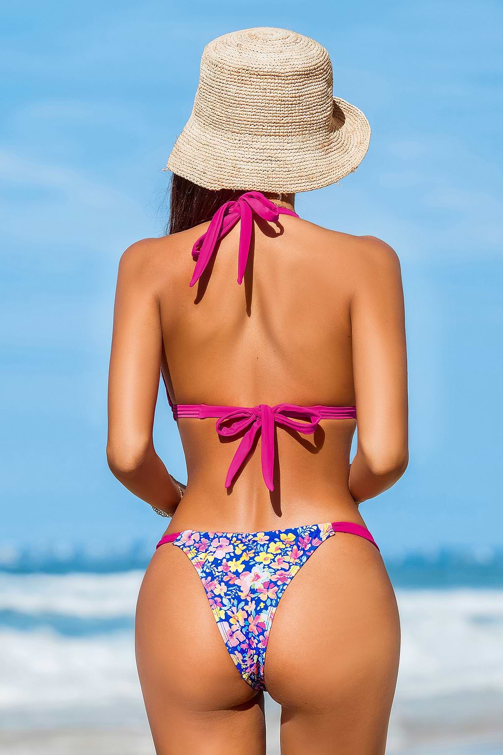 Sunny Lane Reversible Bikini Top & Extra Cheeky Bottoms set