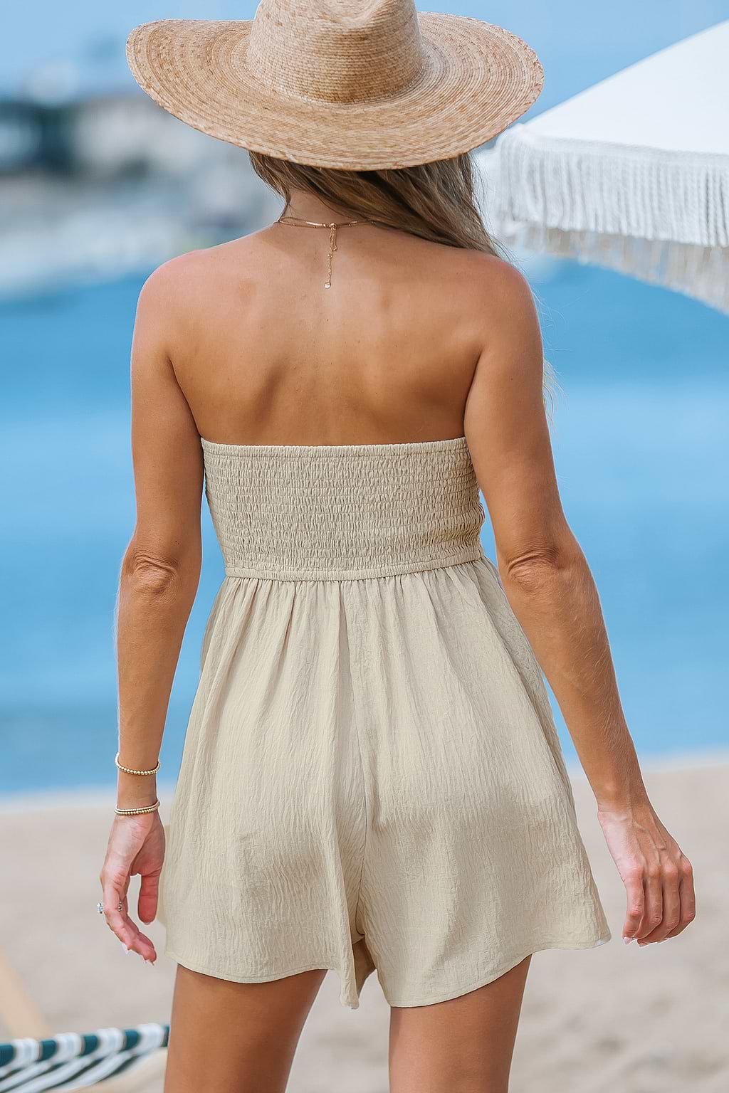 Mameluco tubo con volantes fruncidos