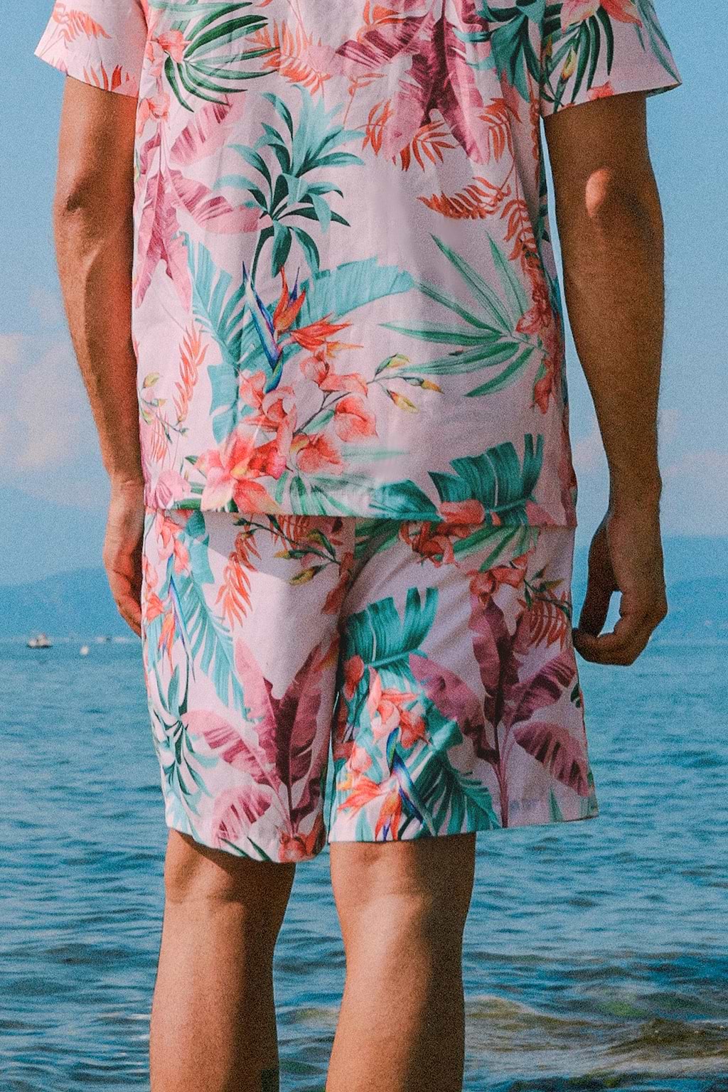 Floral Print Board Shorts