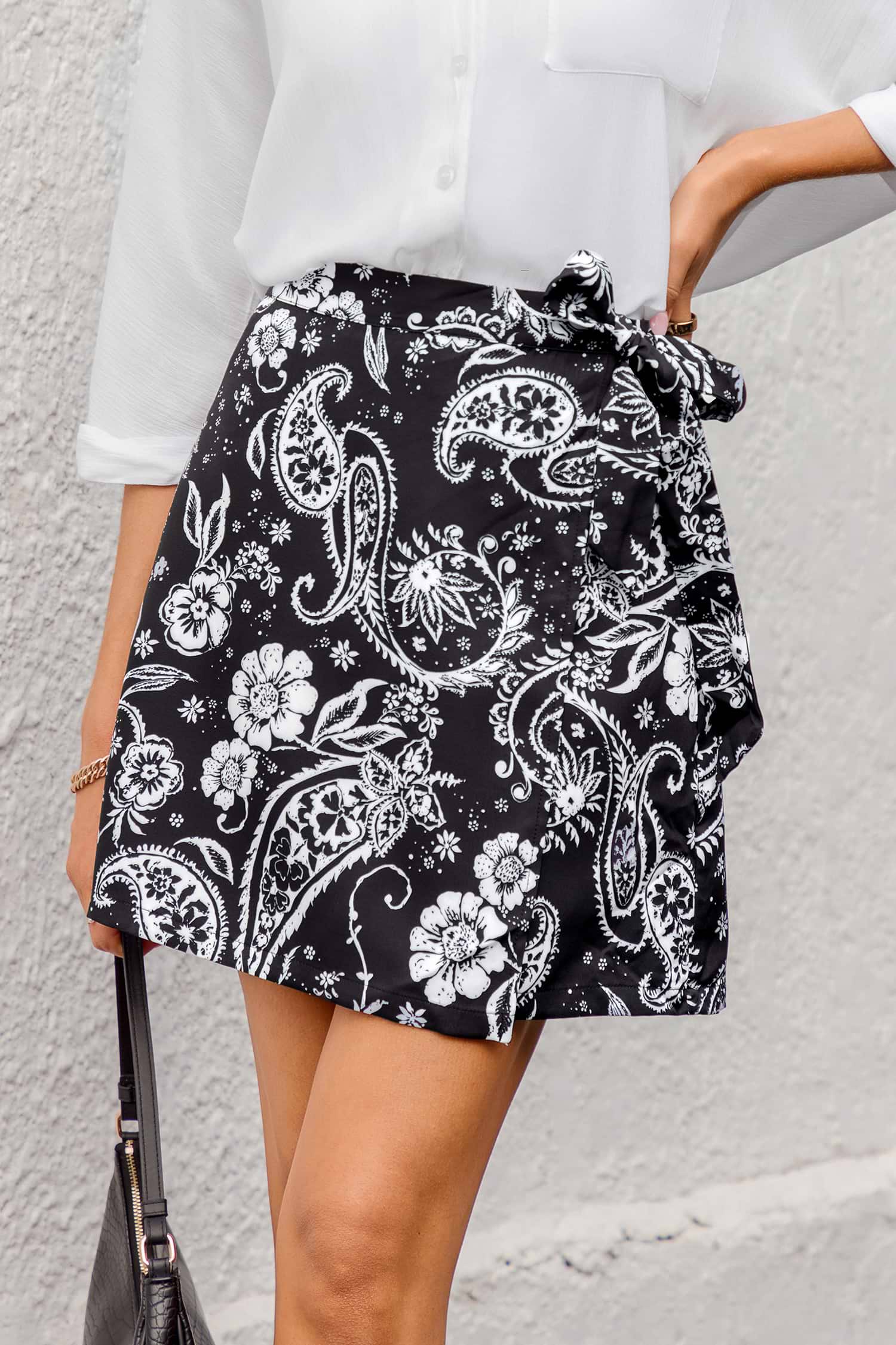 HYEONヘヨンpepper mini wrap skirtブラックS 試着のみ ヘヨン pepper mini wrap skirt / black