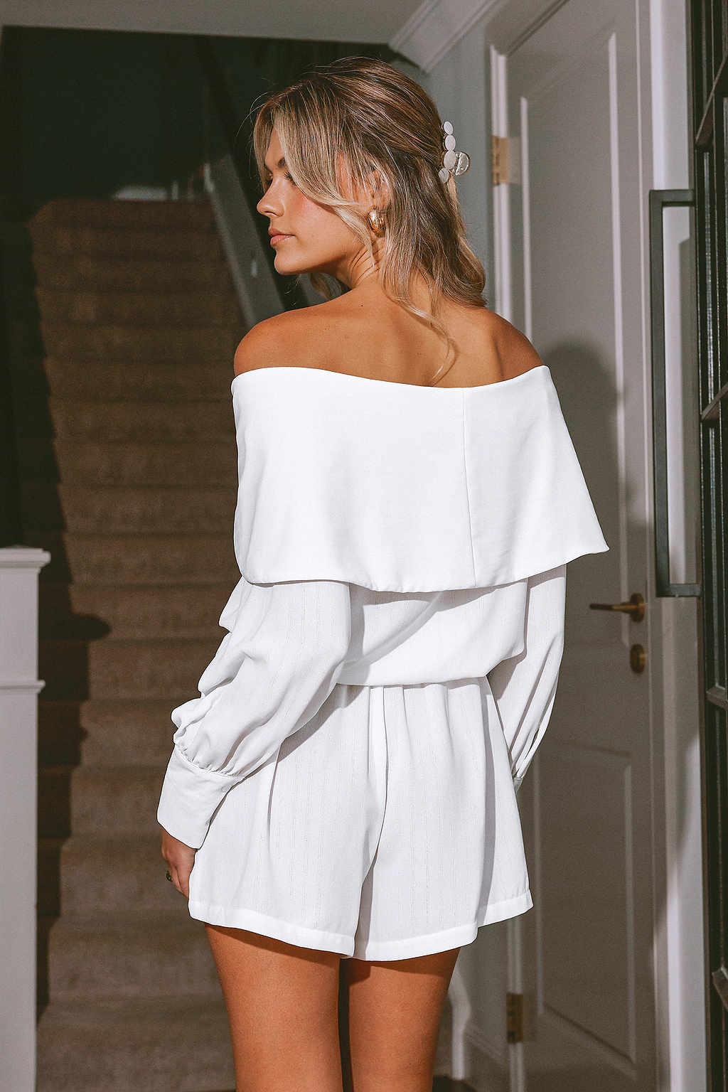 Sash Off-Shoulder Top