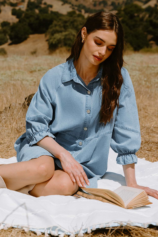 light blue denim shirt dress Buy Sosandar Light Blue Denim Shirt Dress from Next USA