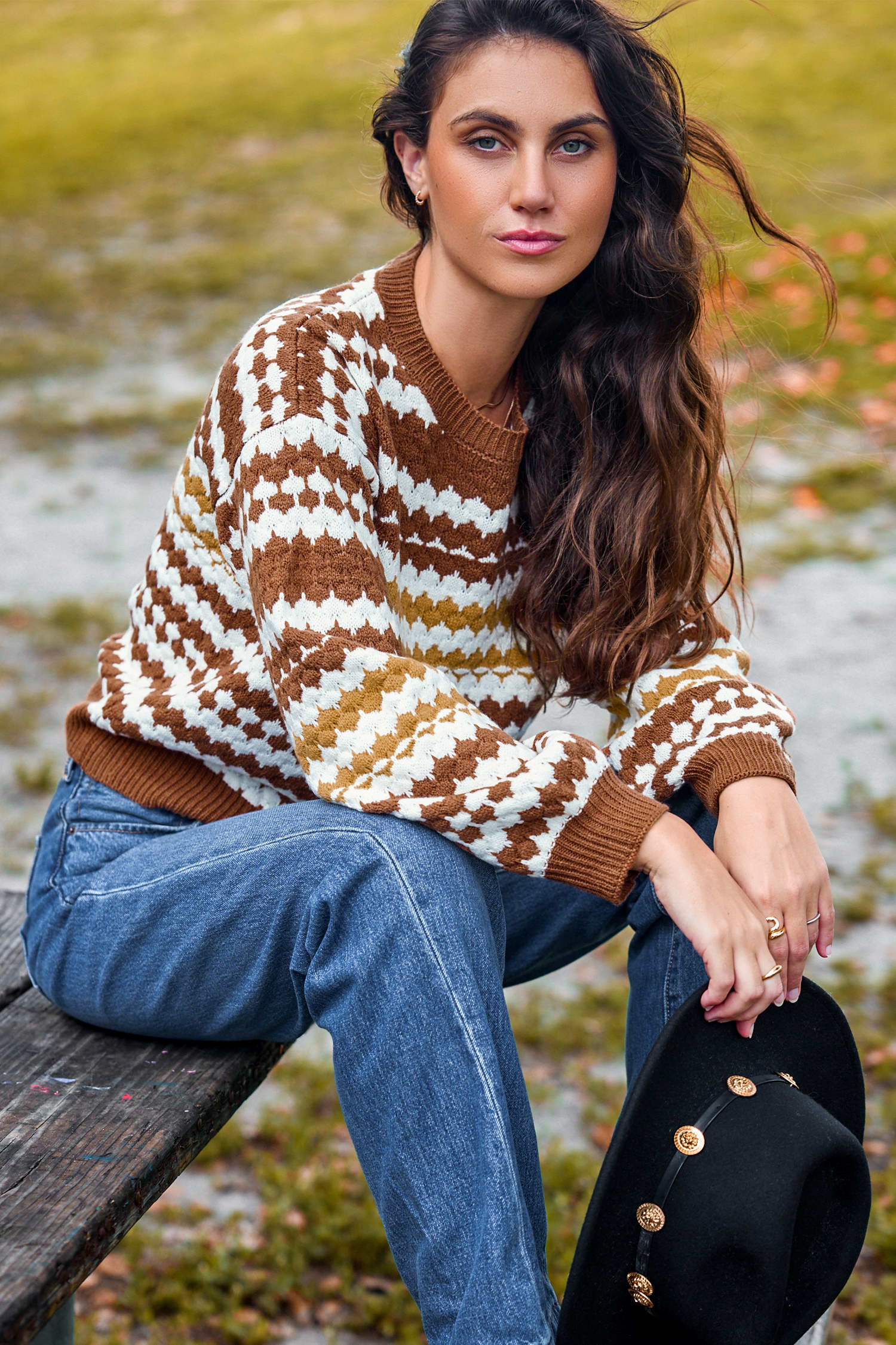 SAINT JAME｜ARGELES Reversible sweater with Anchor motif Claver 3/4 Sweater – kcgrowco