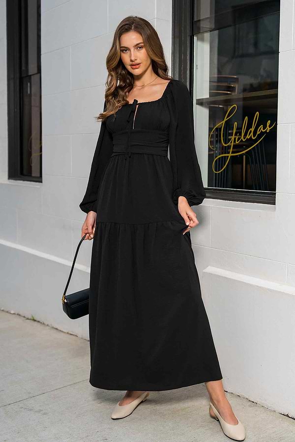 blue dress for baby girl Sculpting Cap Sleeve Maxi Dress – InTheStyle main image 0