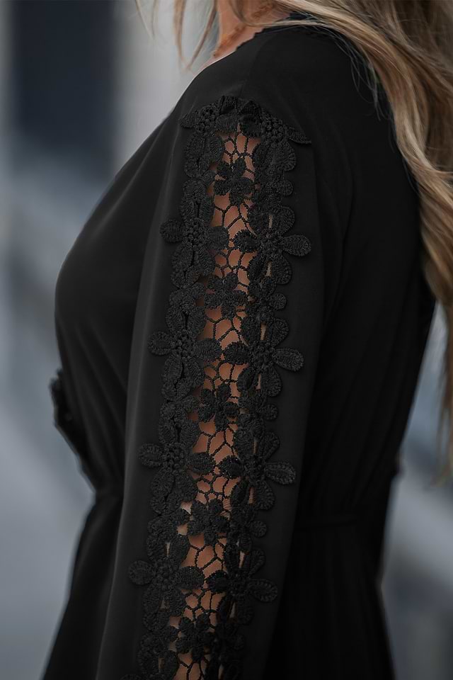 chinese dress ladies Ellie Lace Midi Dress – Retrofete main image 0