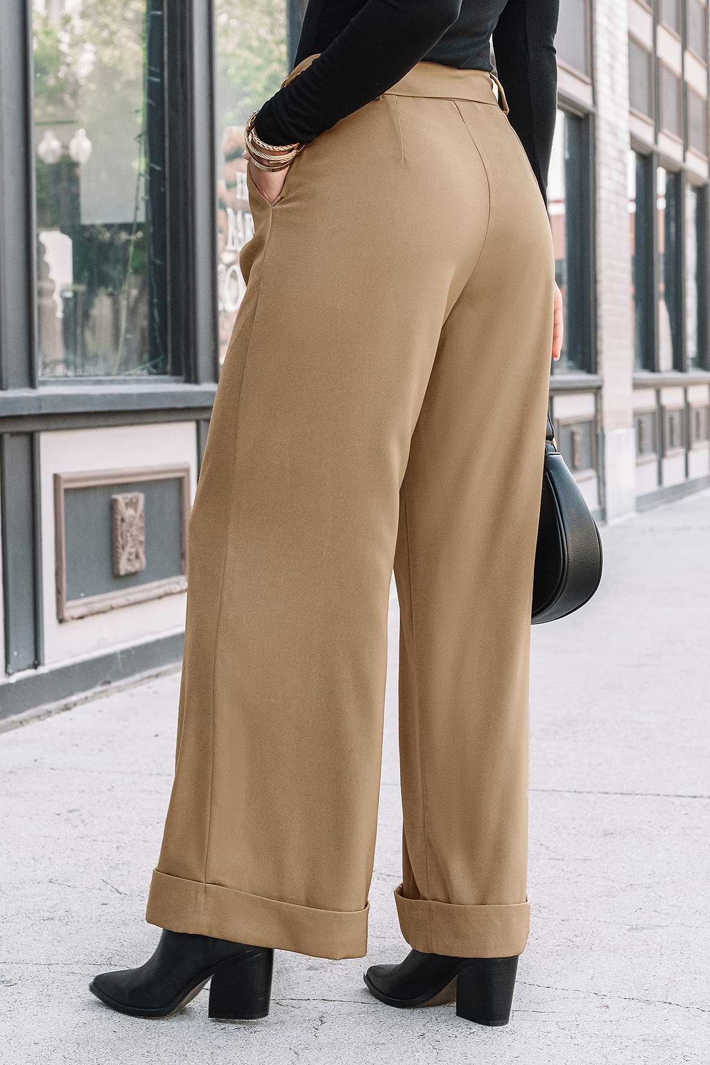 Camel Weite Hose