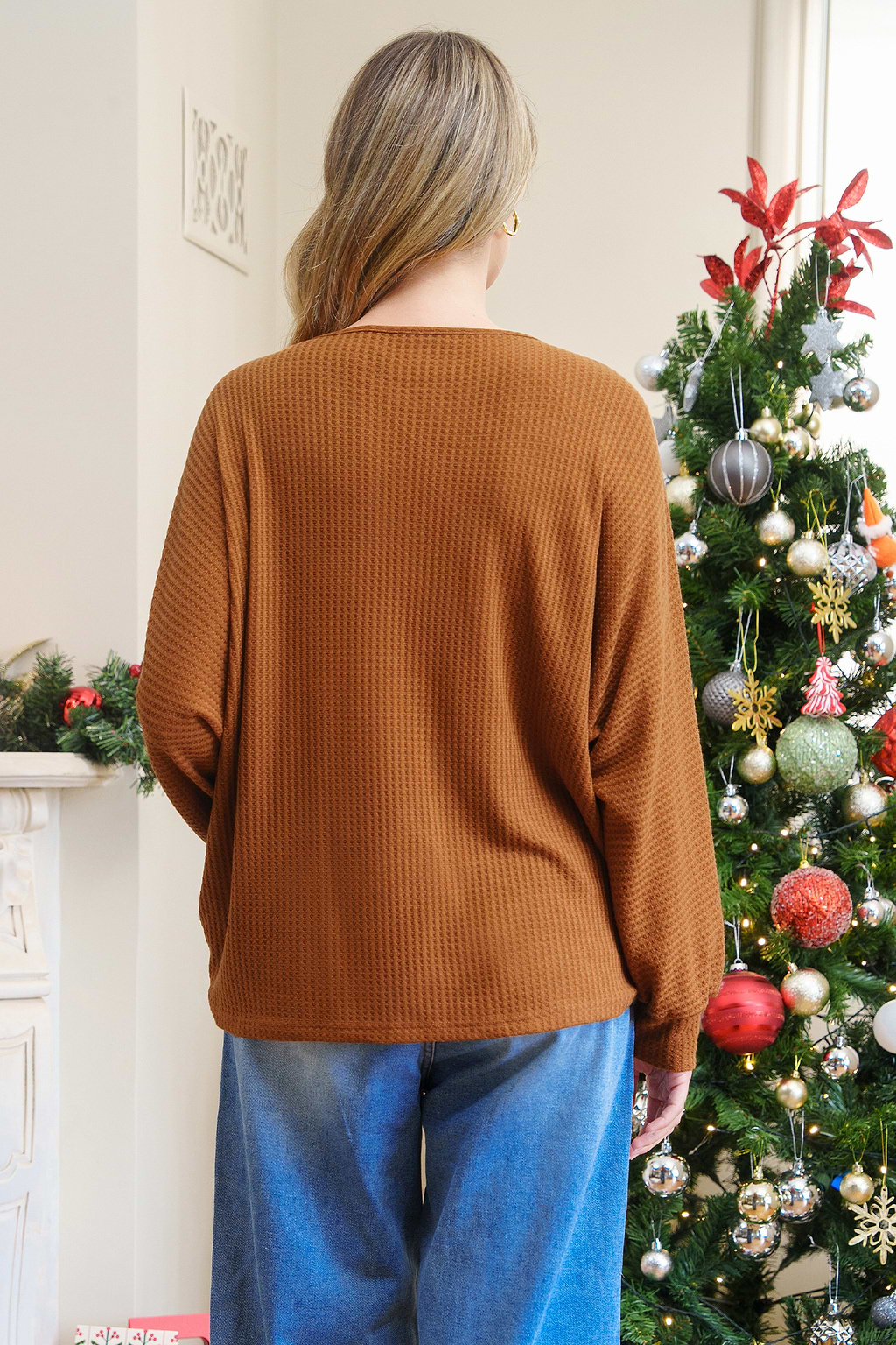 Puff Sleeve Drawstring Top