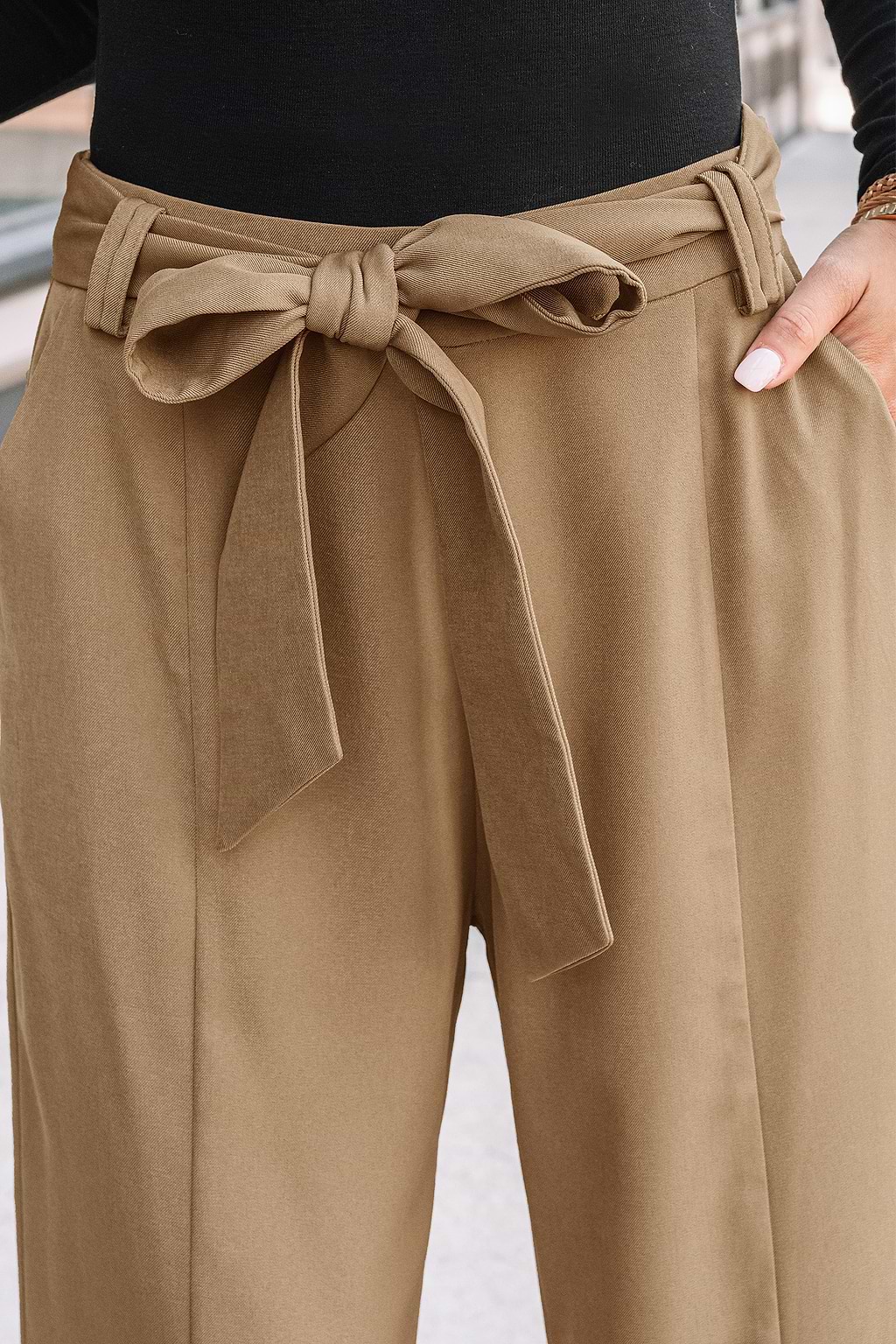 Camel Weite Hose