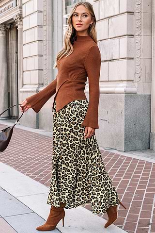 Gonna Lunga Outfit Gonna Leopardata Corta Gonna Longuette Outfit