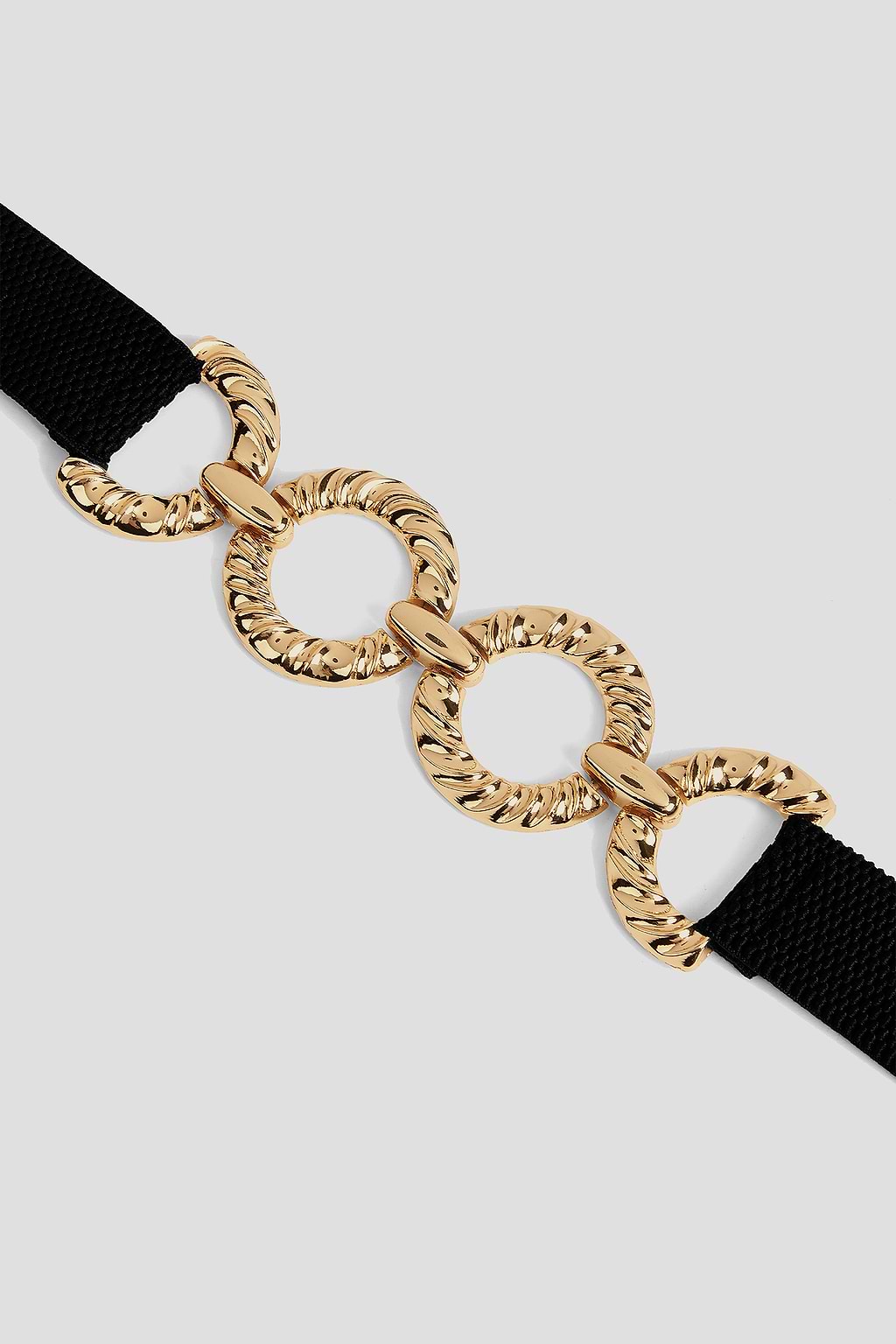 Black & Gold-Tone Belt