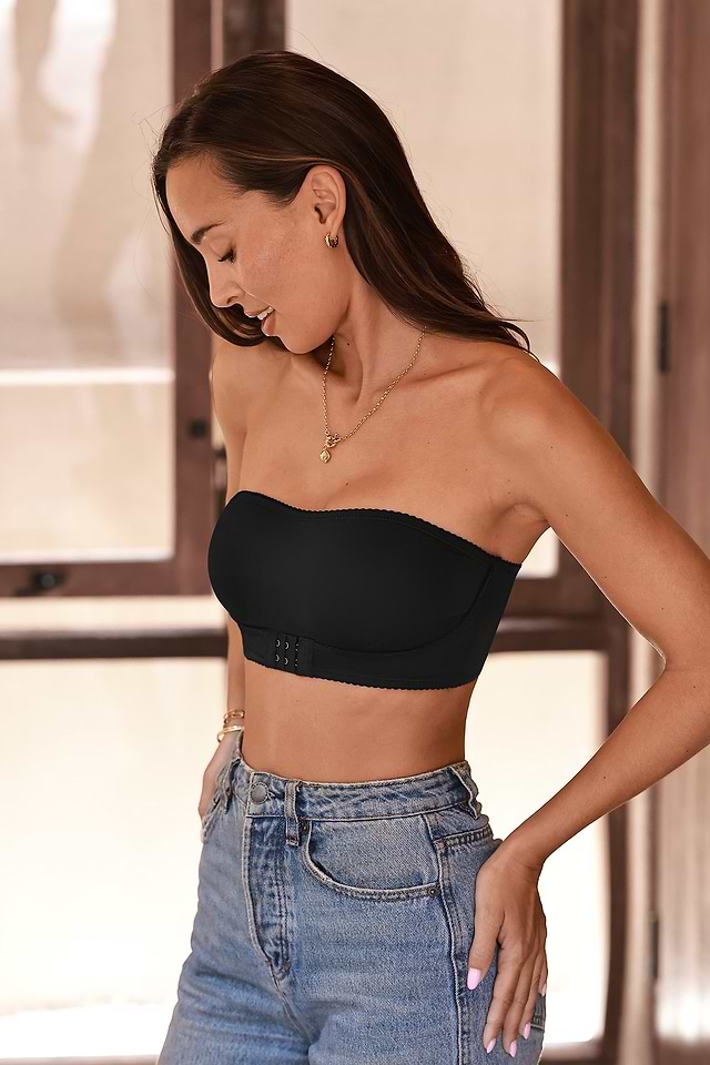 Boolavard Soutien-Gorge Bandeau Sans Couture Extensible Sans Bretelles - Confort Optimal