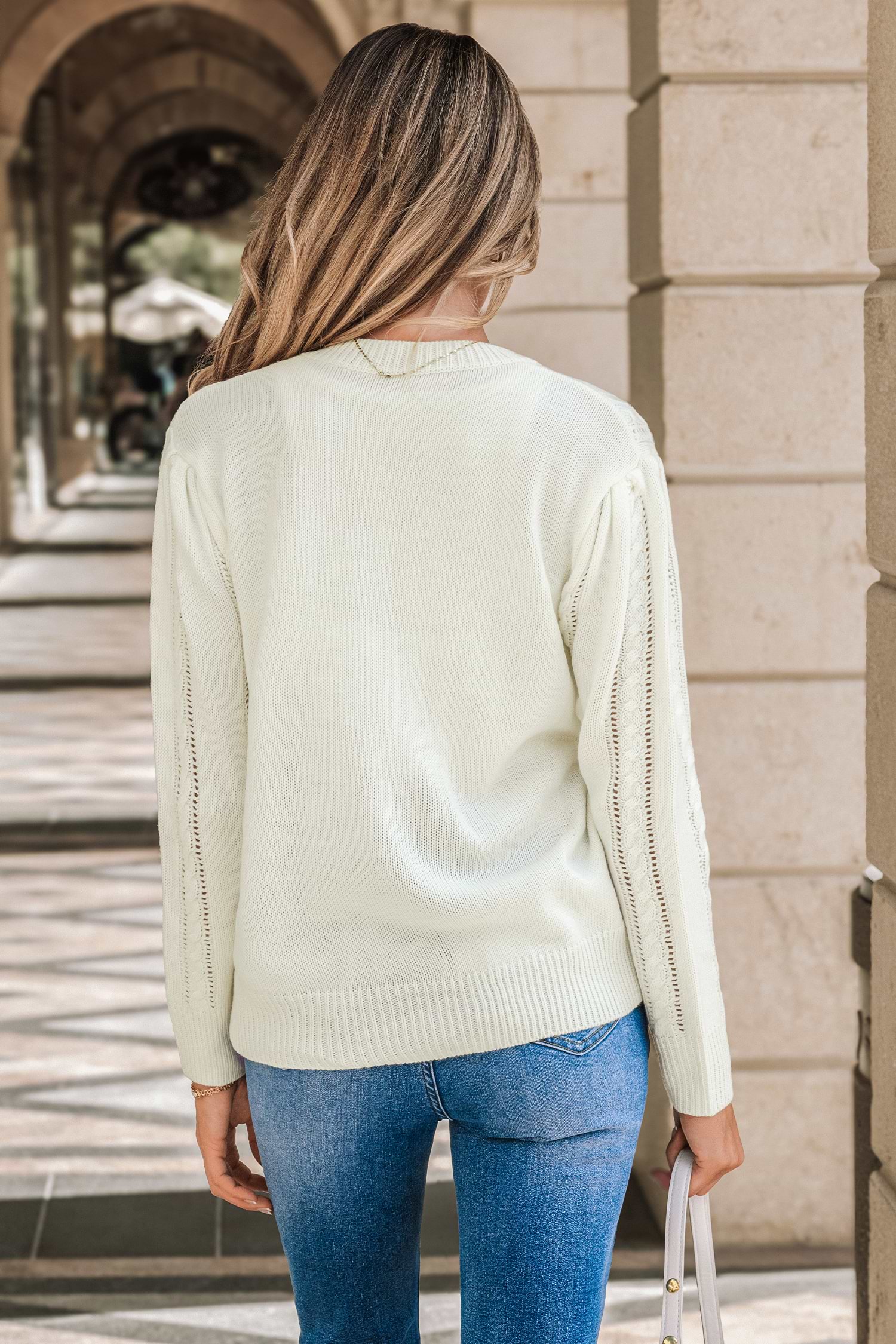 Floral Embroidered Faux Pearl Button Cardigan | Chic & Cozy | Cupshe