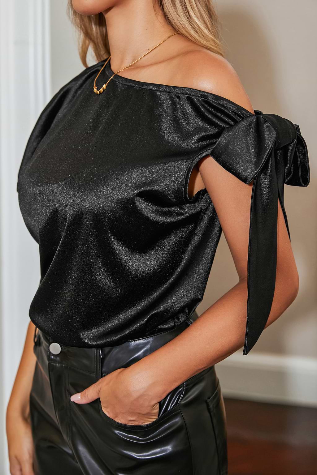Black Asymmetrical Top