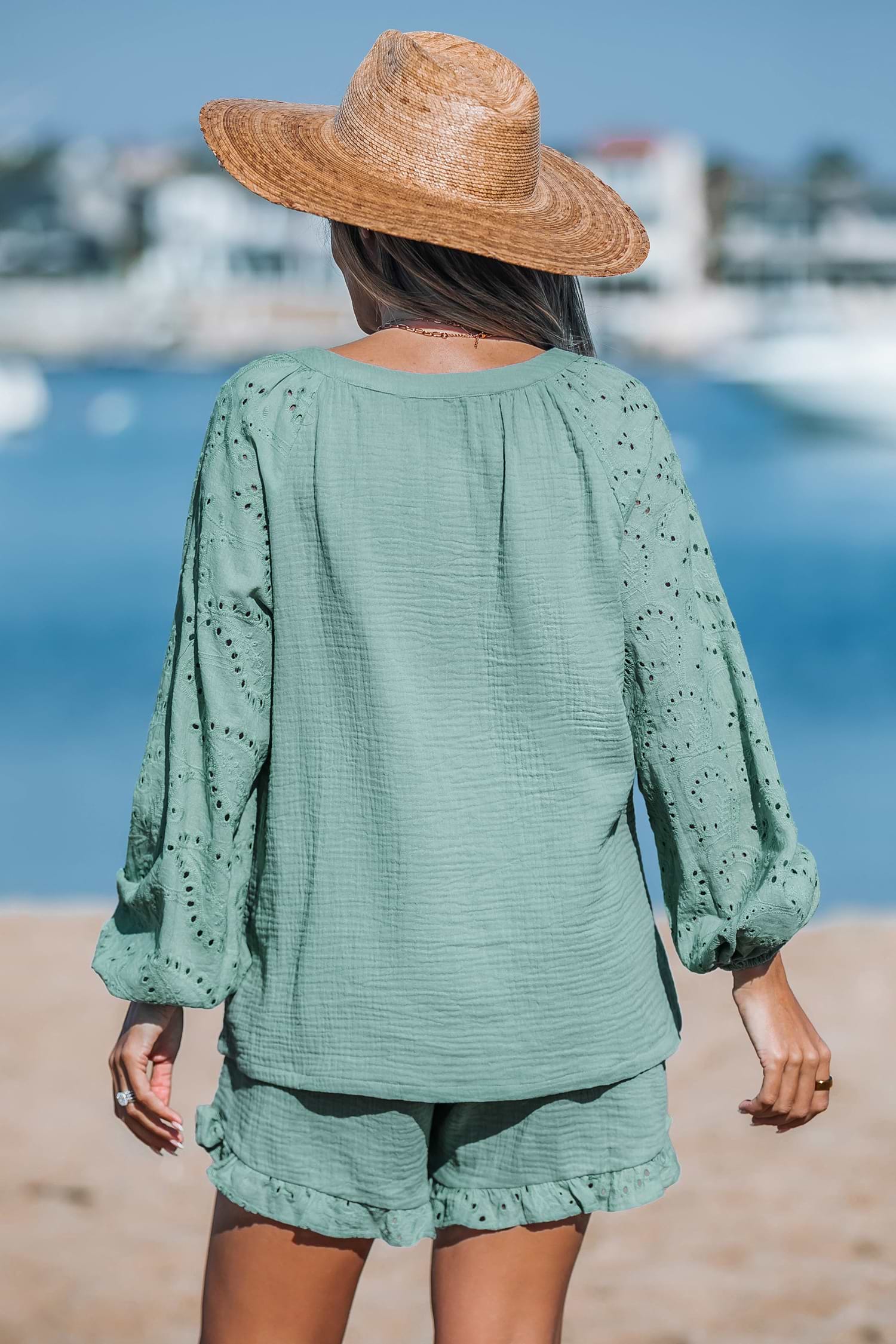 ●bonnae● Eyelet top Eyelet Lace Tops | Ann Taylor