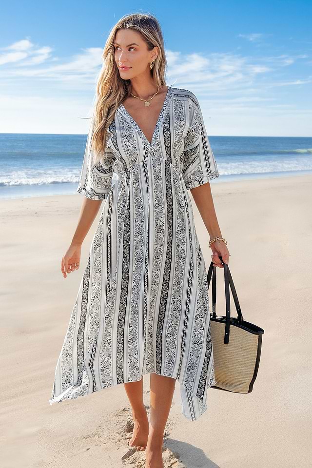 Boho Handkerchief Hem Midi Dress | Effortless Style | Cupshe