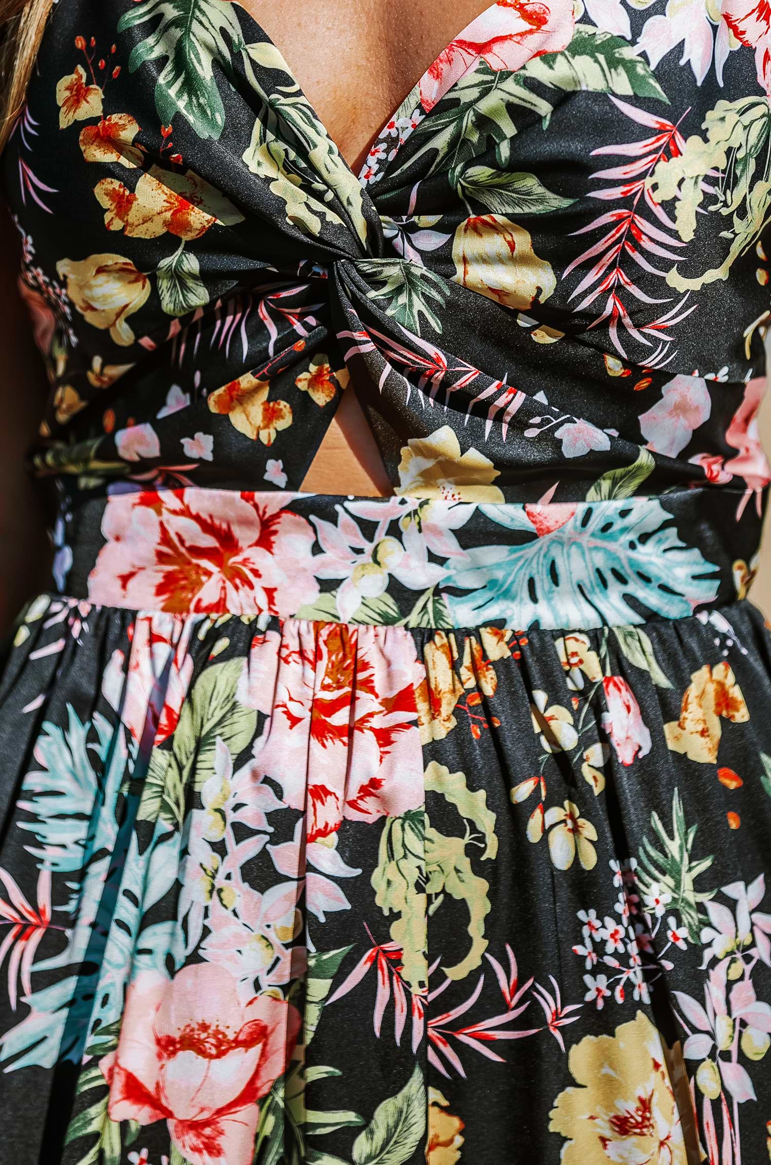 CUPSHE ドレス Hibiscus Blossom Tropical Maxi Skirt Hibiscus Blossom Tropical Maxi Skirt
