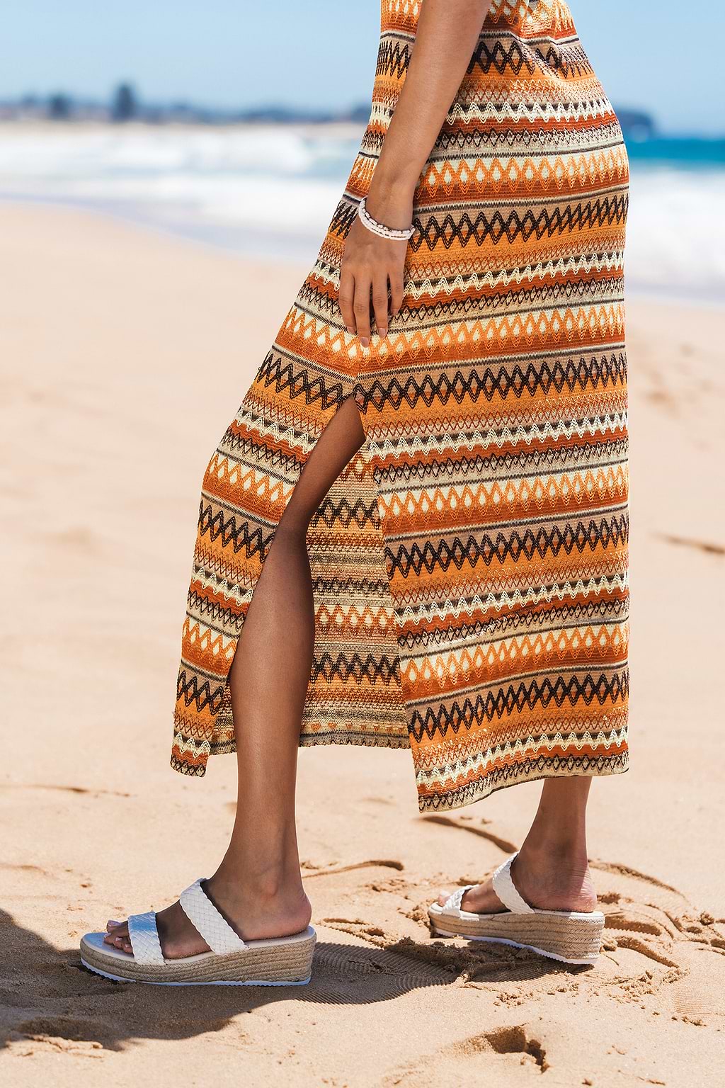 Sunset Square Neck Maxi Dress