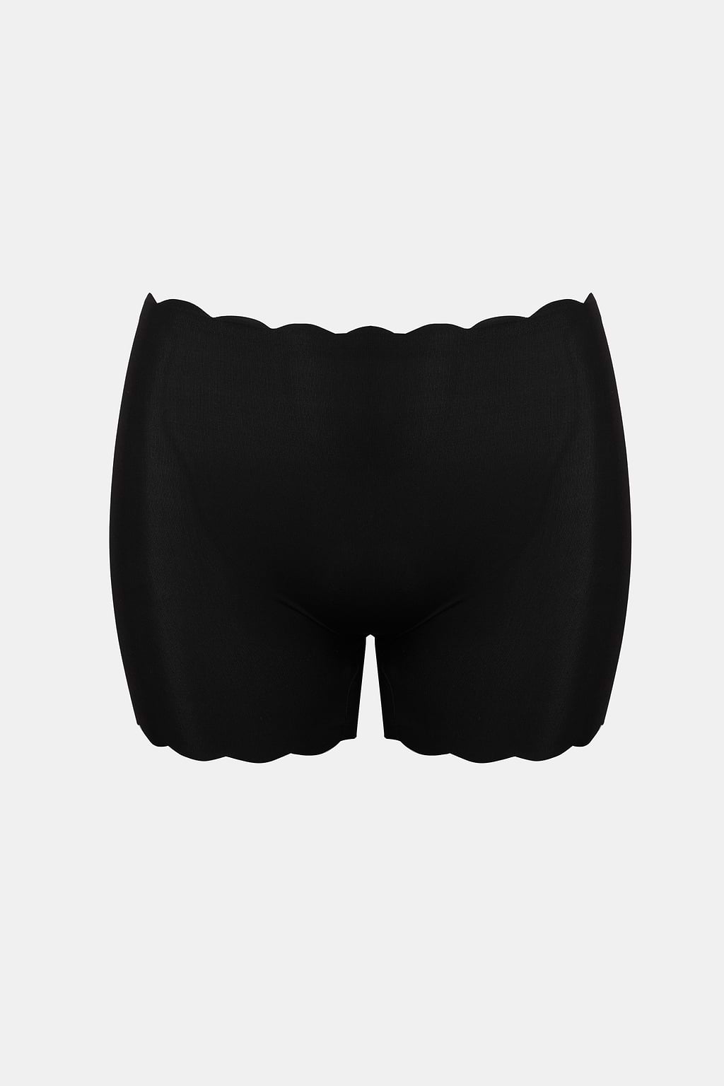 Intimo nero senza cuciture Scallops-2 pezzi