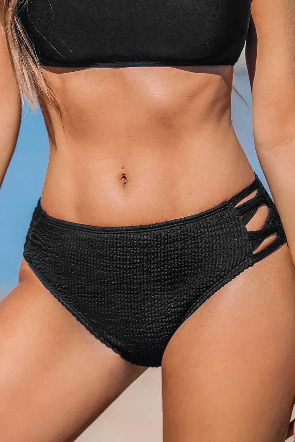 Braguita de bikini negra Island's Edge