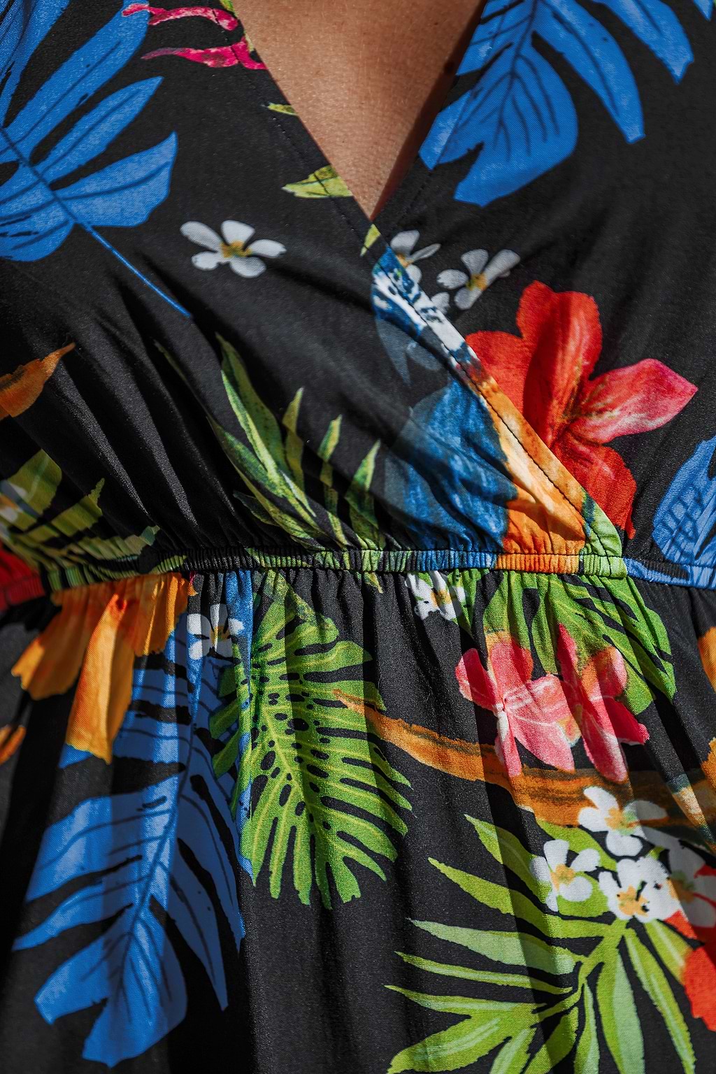 Island Affair Tropical Mini Dress
