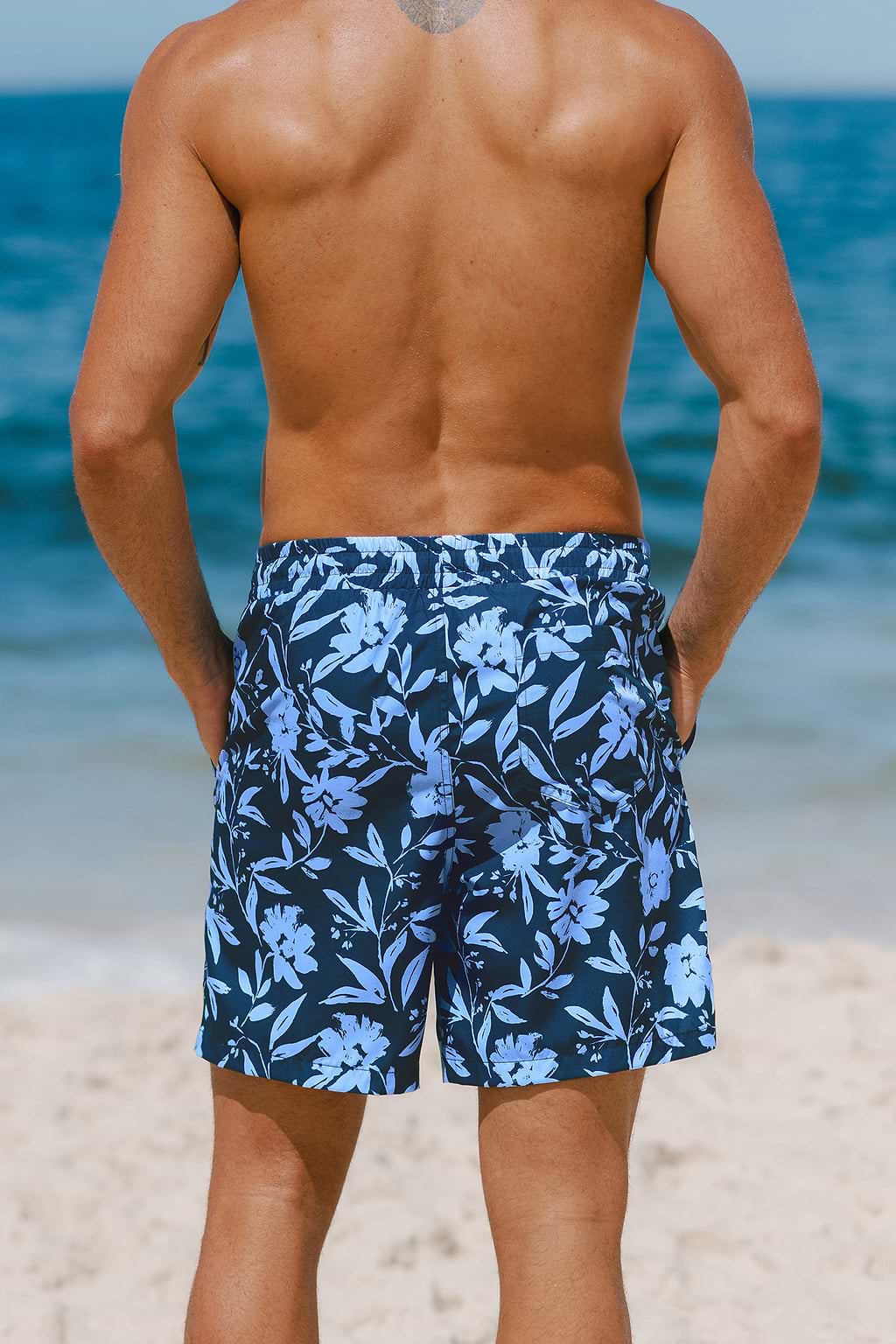 Dark Vibes Floral Board Shorts