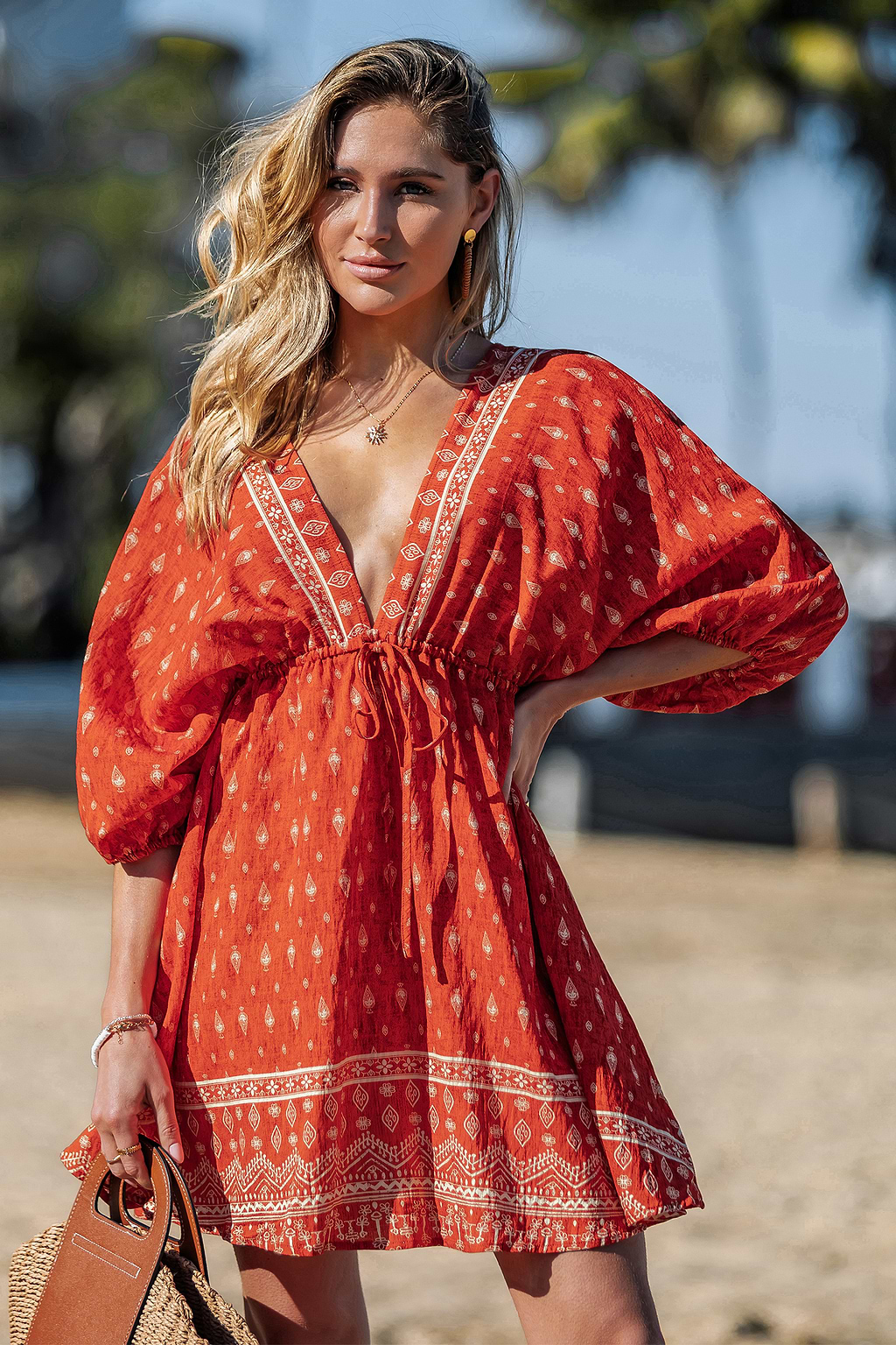 Boho Heat Paisley Mini Dress