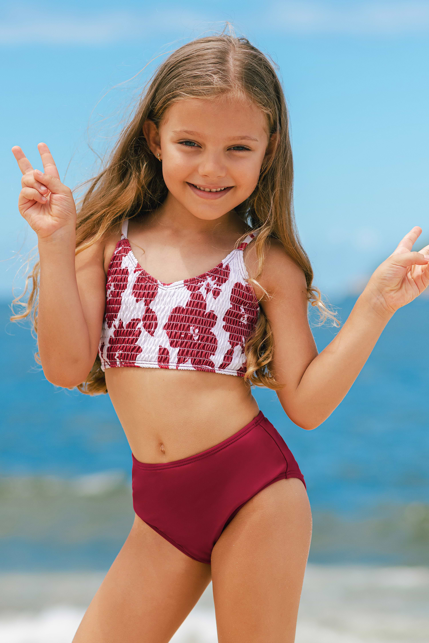 水着・ラッシュガード Knuth Marf flower paint swimwear(bikini) bcadca966a5724fee9439737d11c7d
