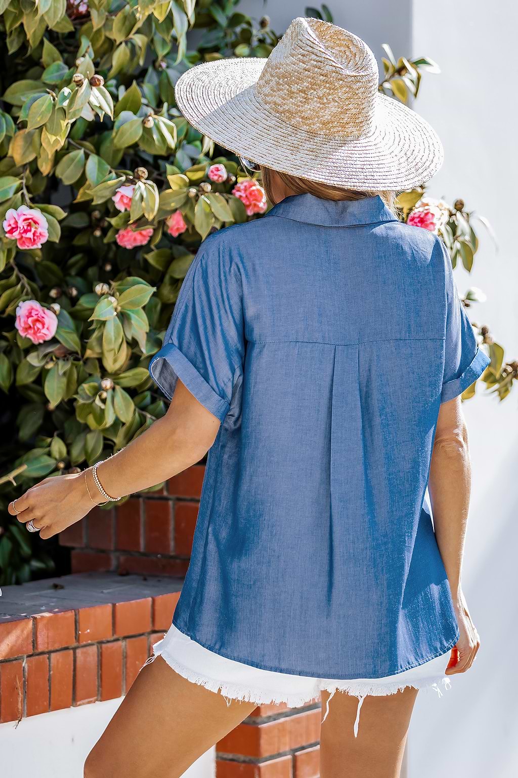 She Means Business Denim Shirt