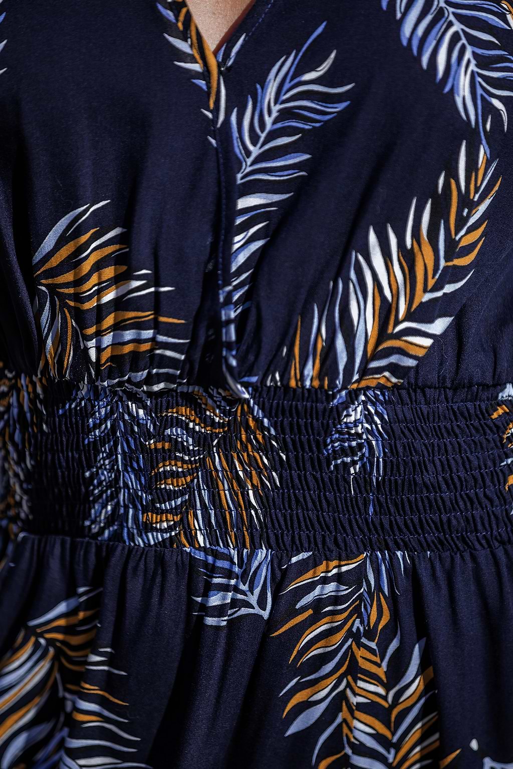 Coconut Mirage Tropical Midi Dress