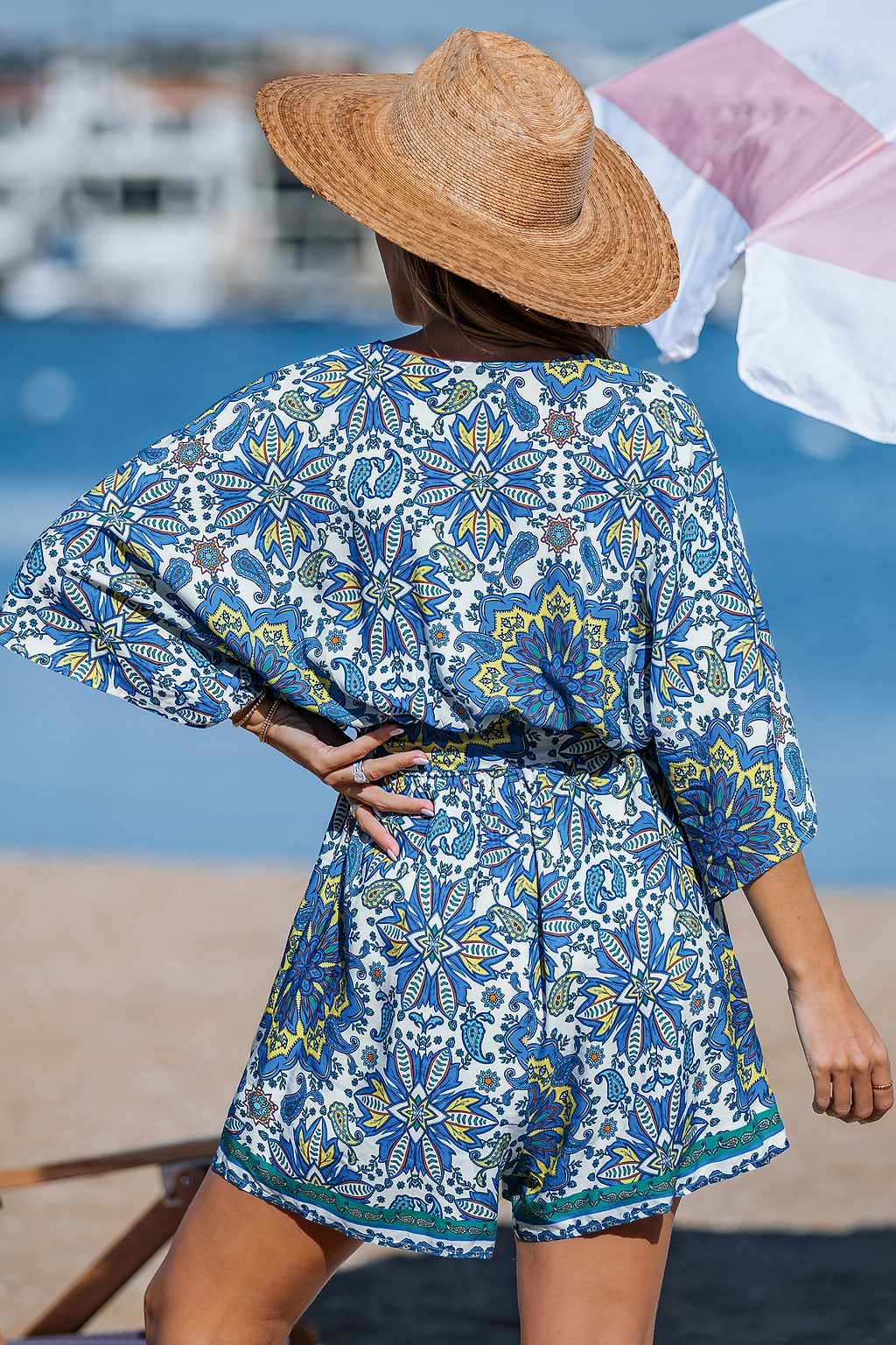 Earthy Escape Paisley Romper