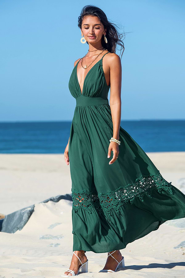 chinese dress ladies All My Love Maxi Dress - Lily Pad main image 0