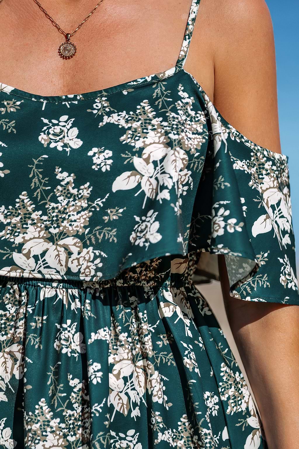Light Layers Floral Mini Dress
