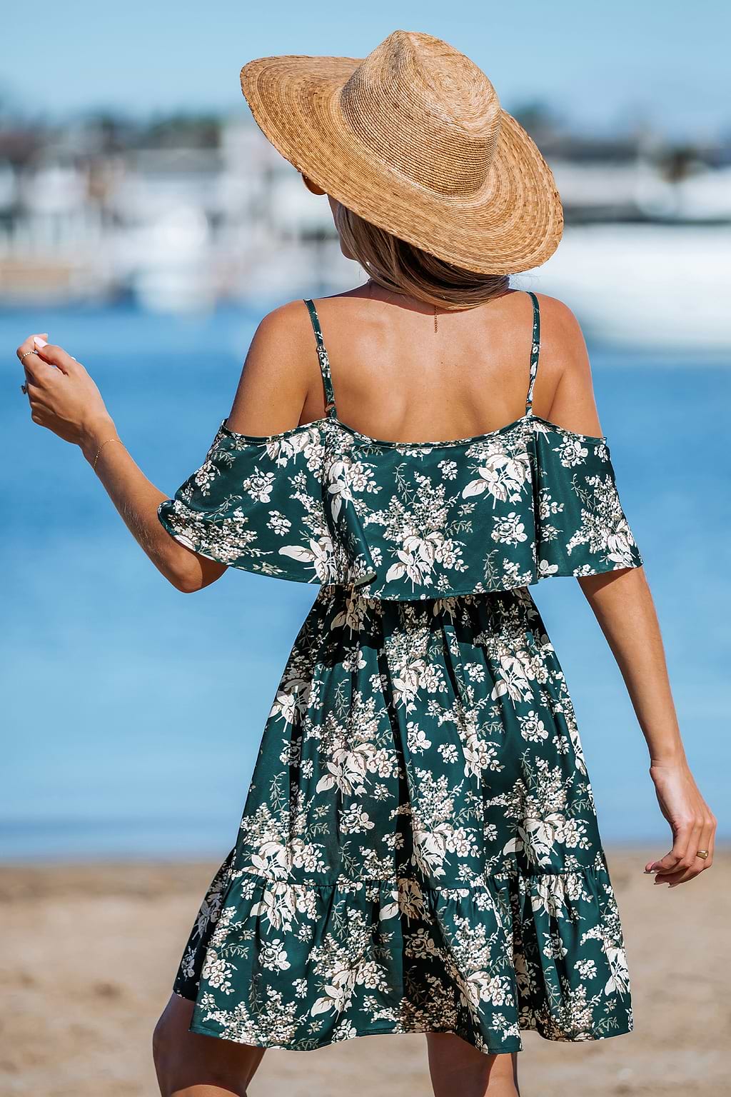 Light Layers Floral Mini Dress