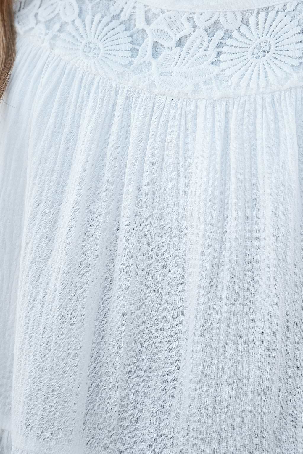 Easy Days White Mini Dress