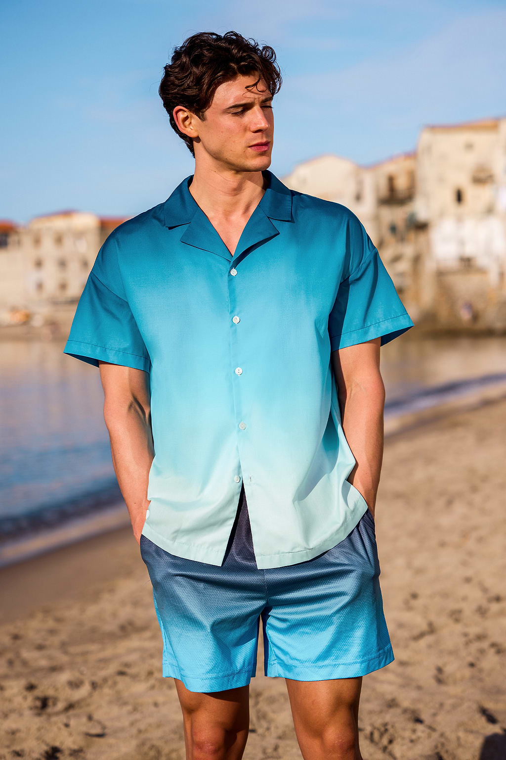 Seaspray Ombre Blue Shirt