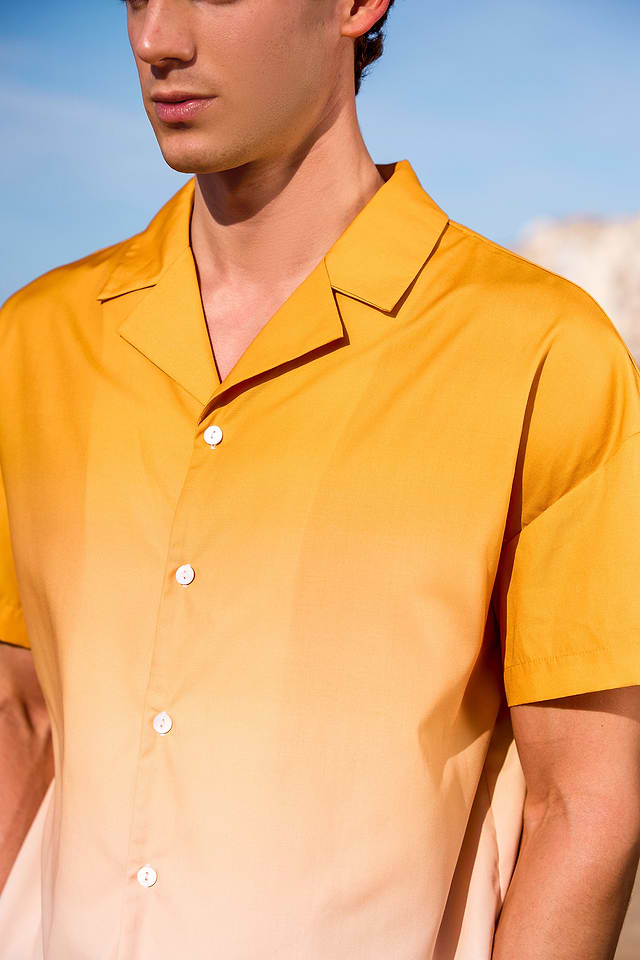 Sunrise Ombre Orange Shirt