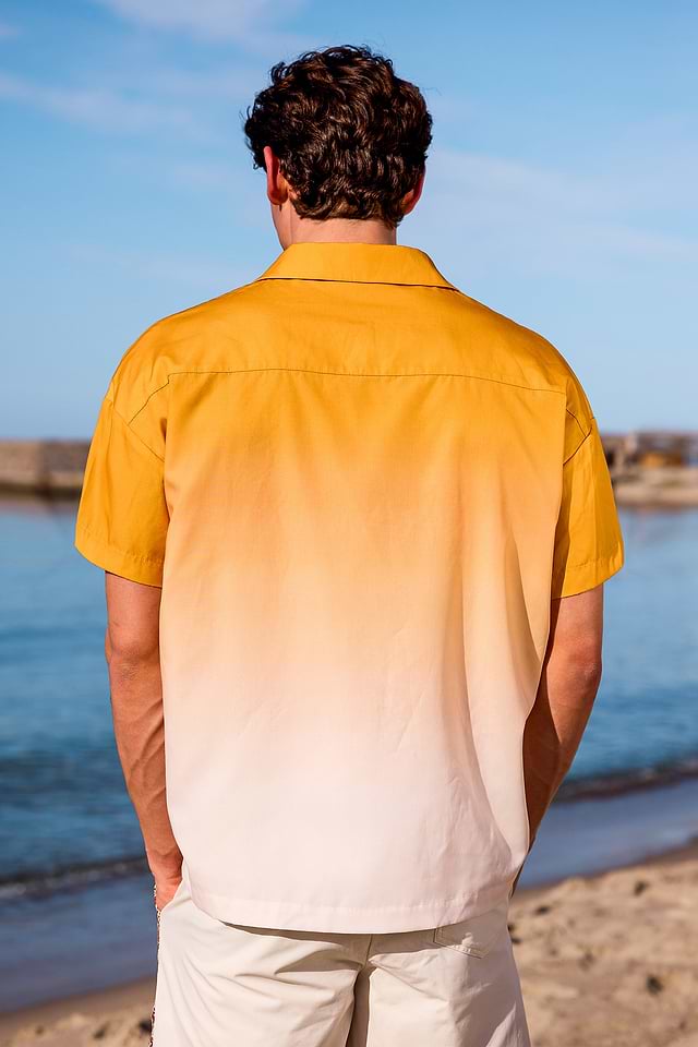 Sunrise Ombre Orange Shirt