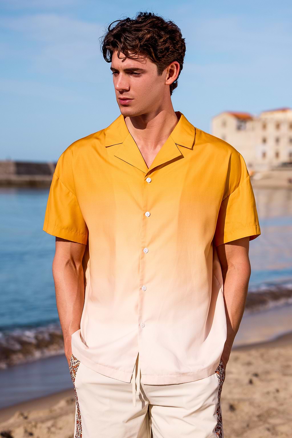 Sunrise Ombre Orange Shirt