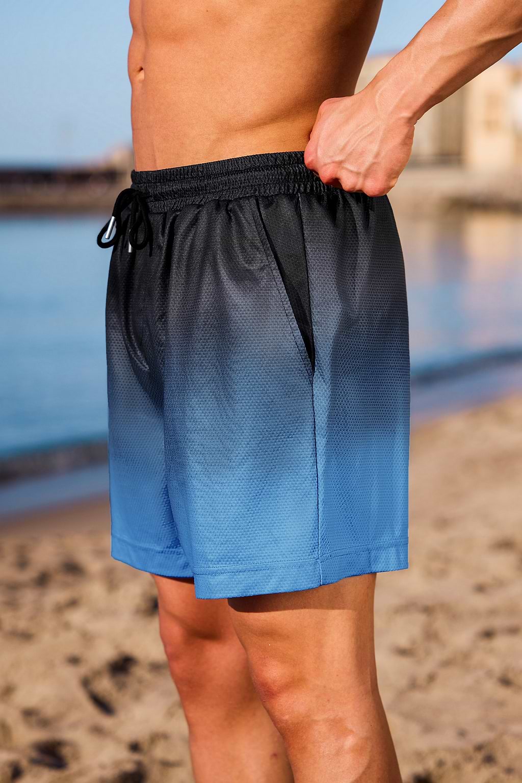 Midnight Ombre Blue Board Shorts