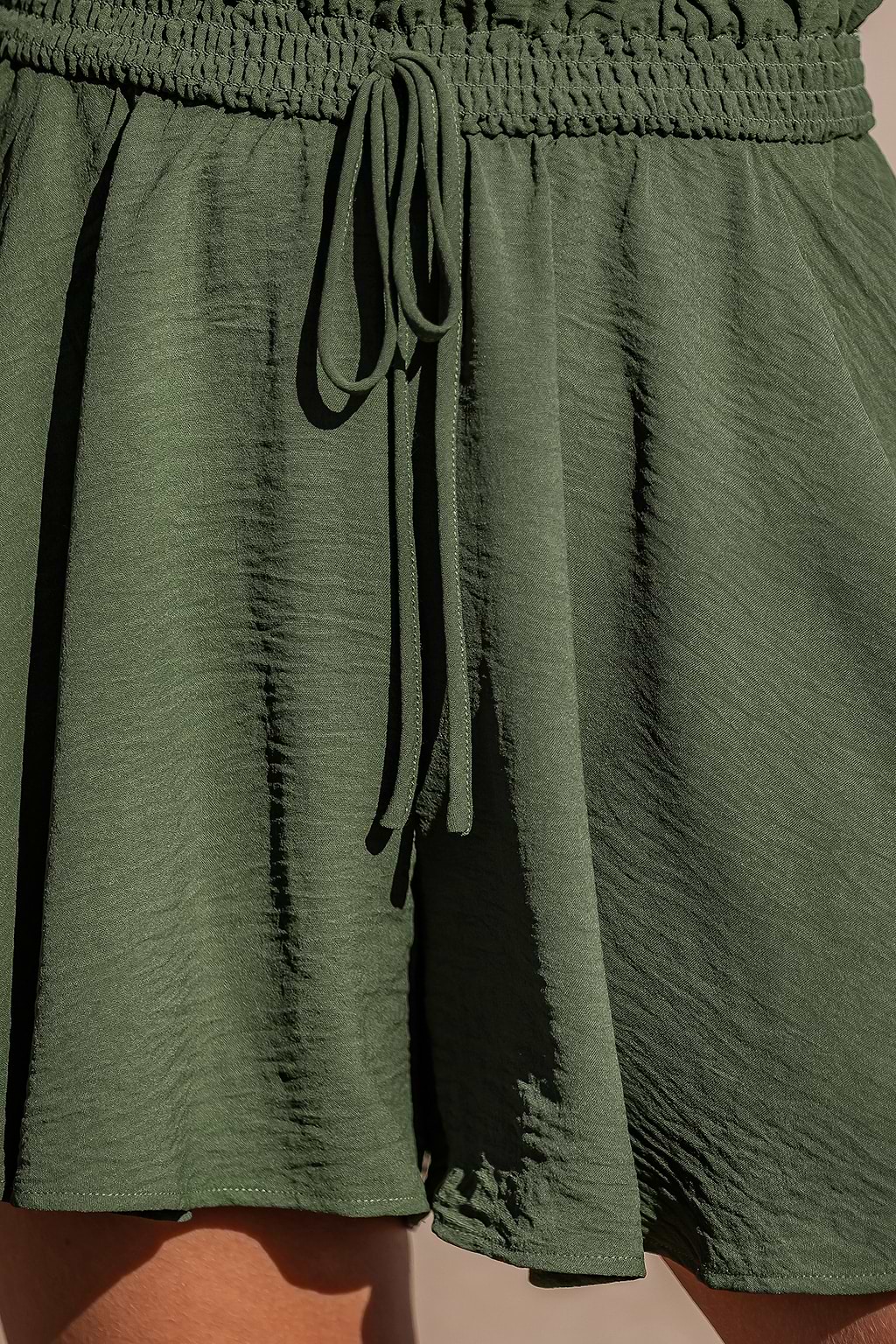 Waterlily Green Cover-Up Shorts