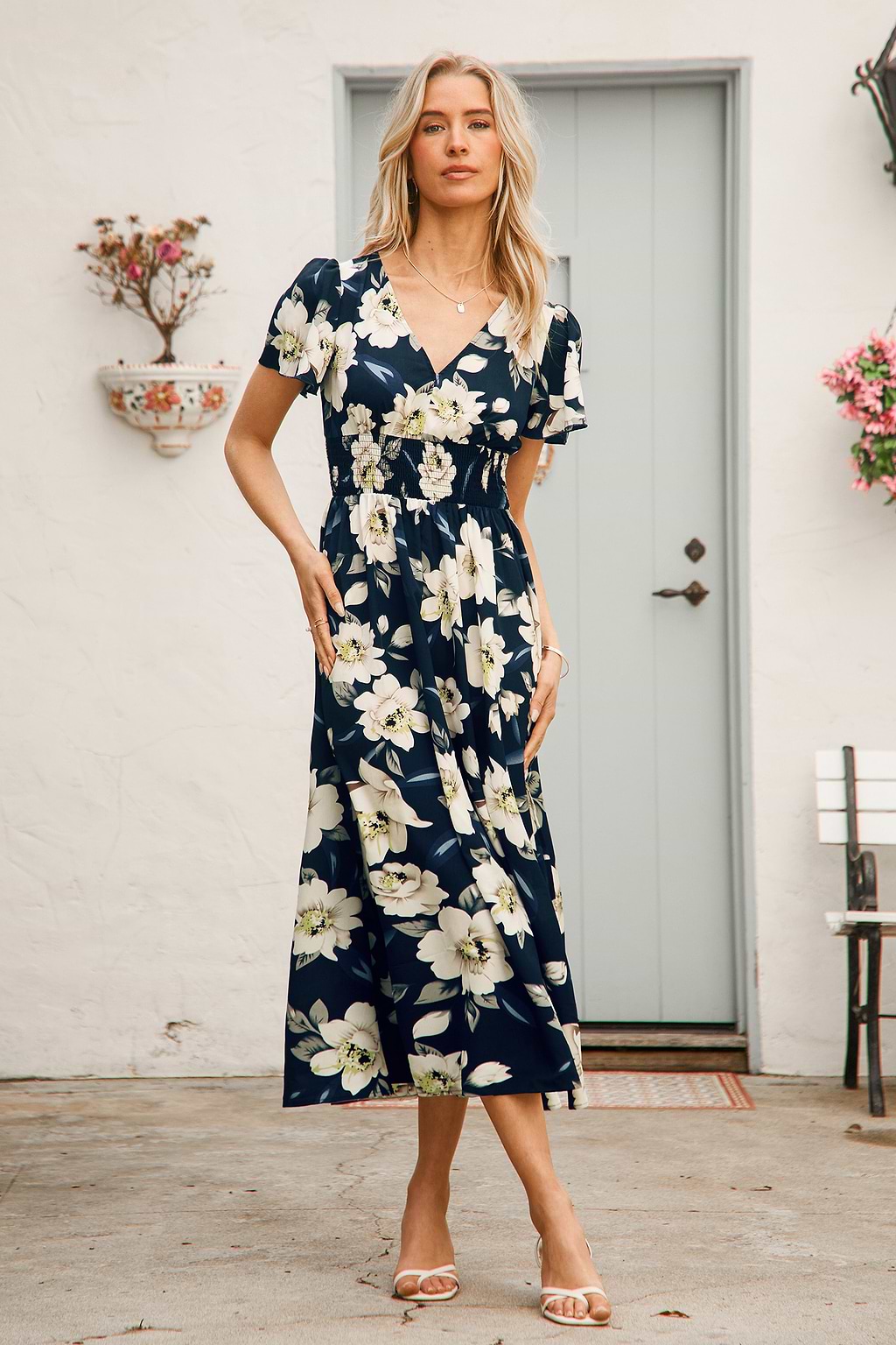 Eternal Petals Floral Maxi Dress