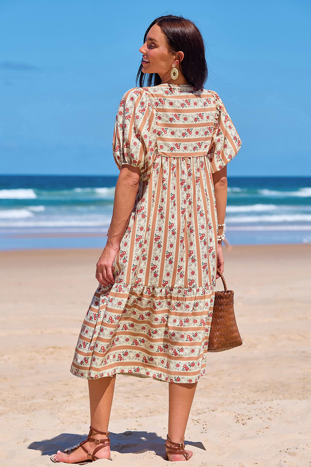 Sweet Tea Floral Midi Dress
