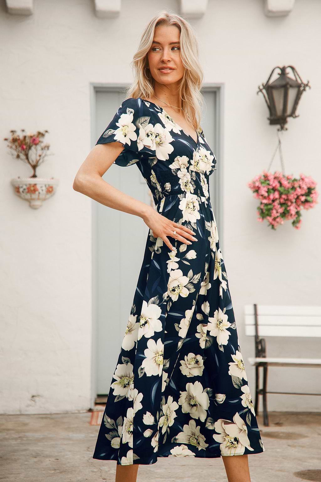 Eternal Petals Floral Maxi Dress