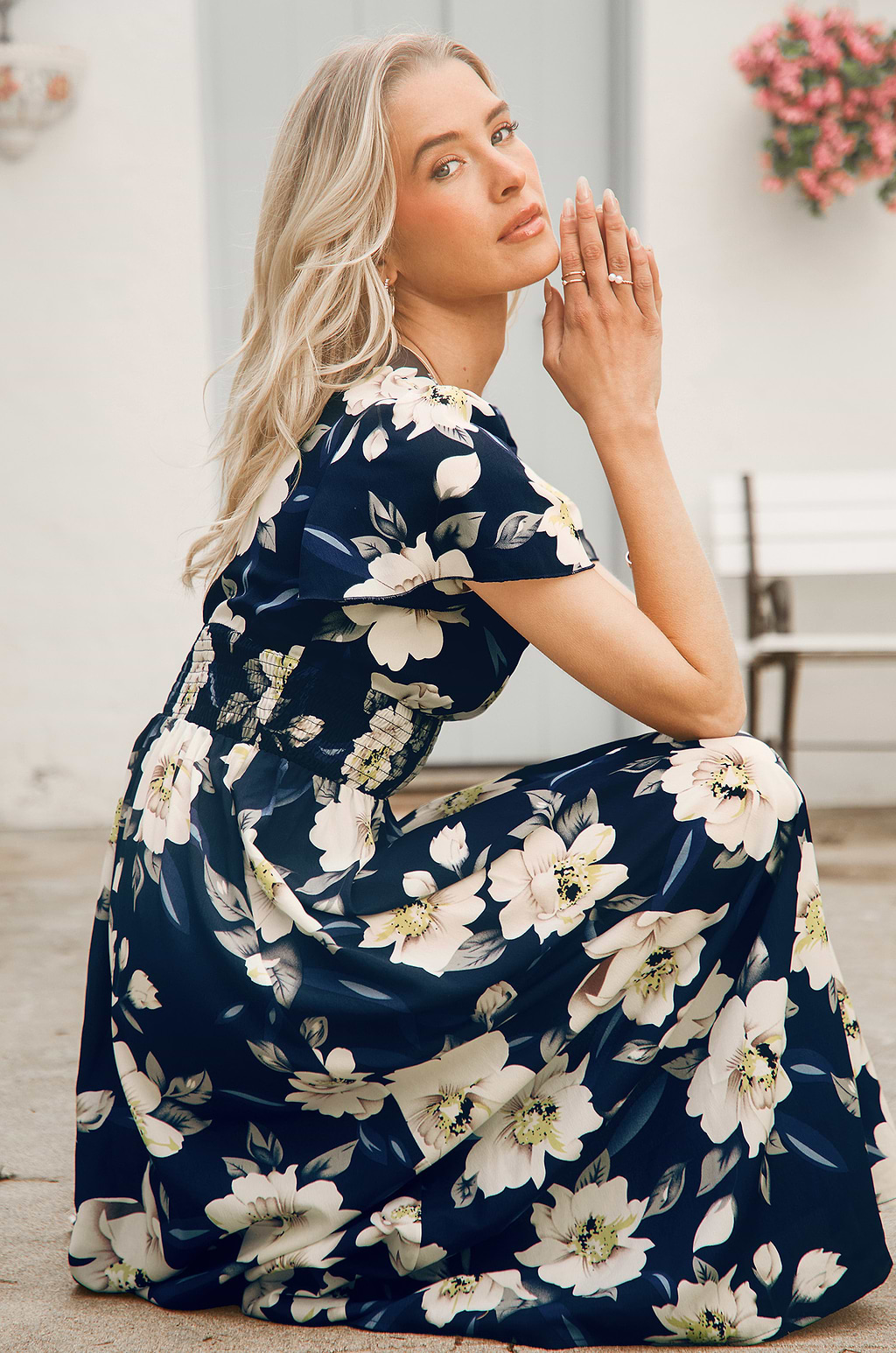 Eternal Petals Floral Maxi Dress