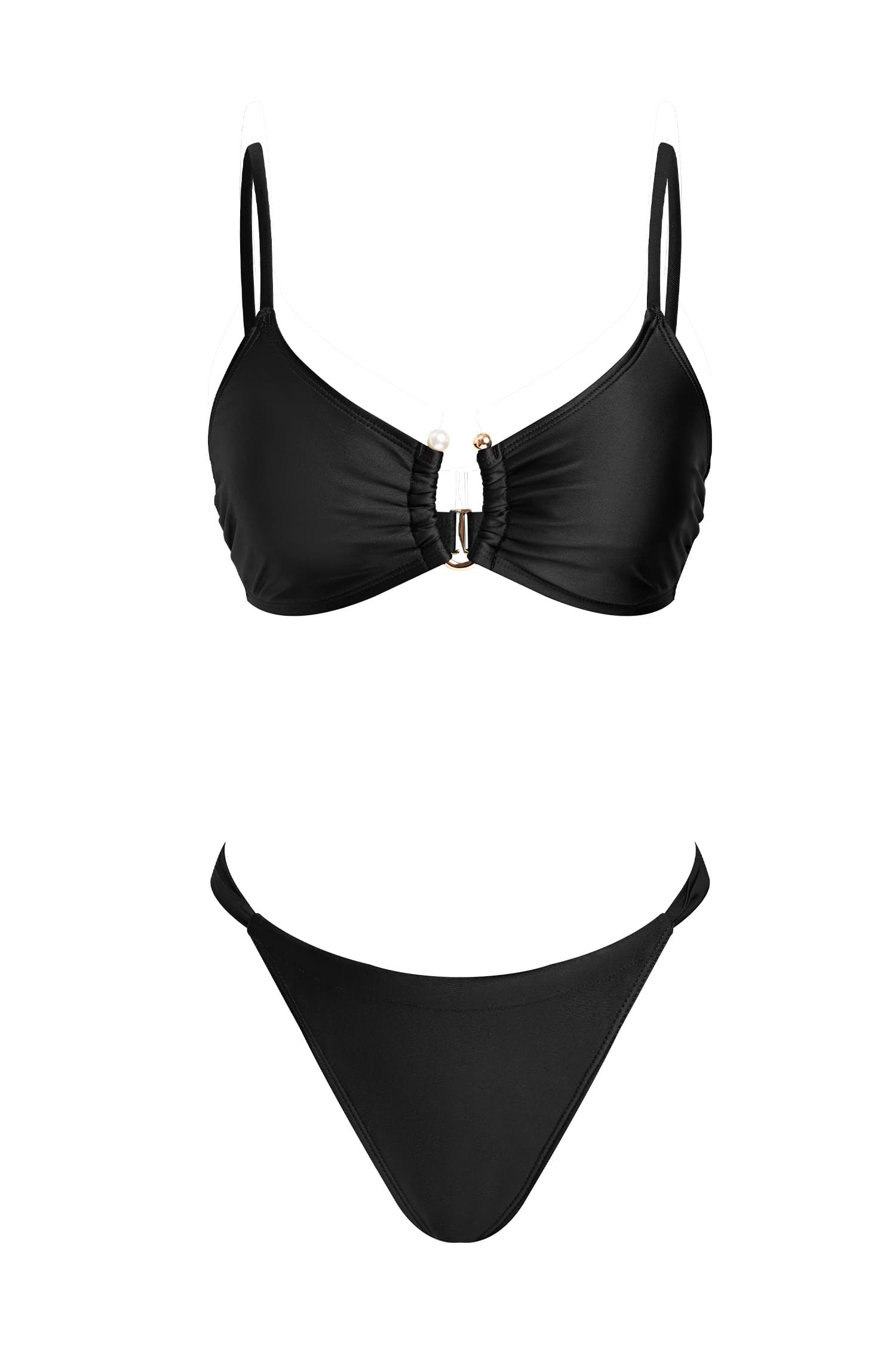 x JJD Provence Sun Black Bikini Set | Chic & Sexy Swimwear | Cupshe