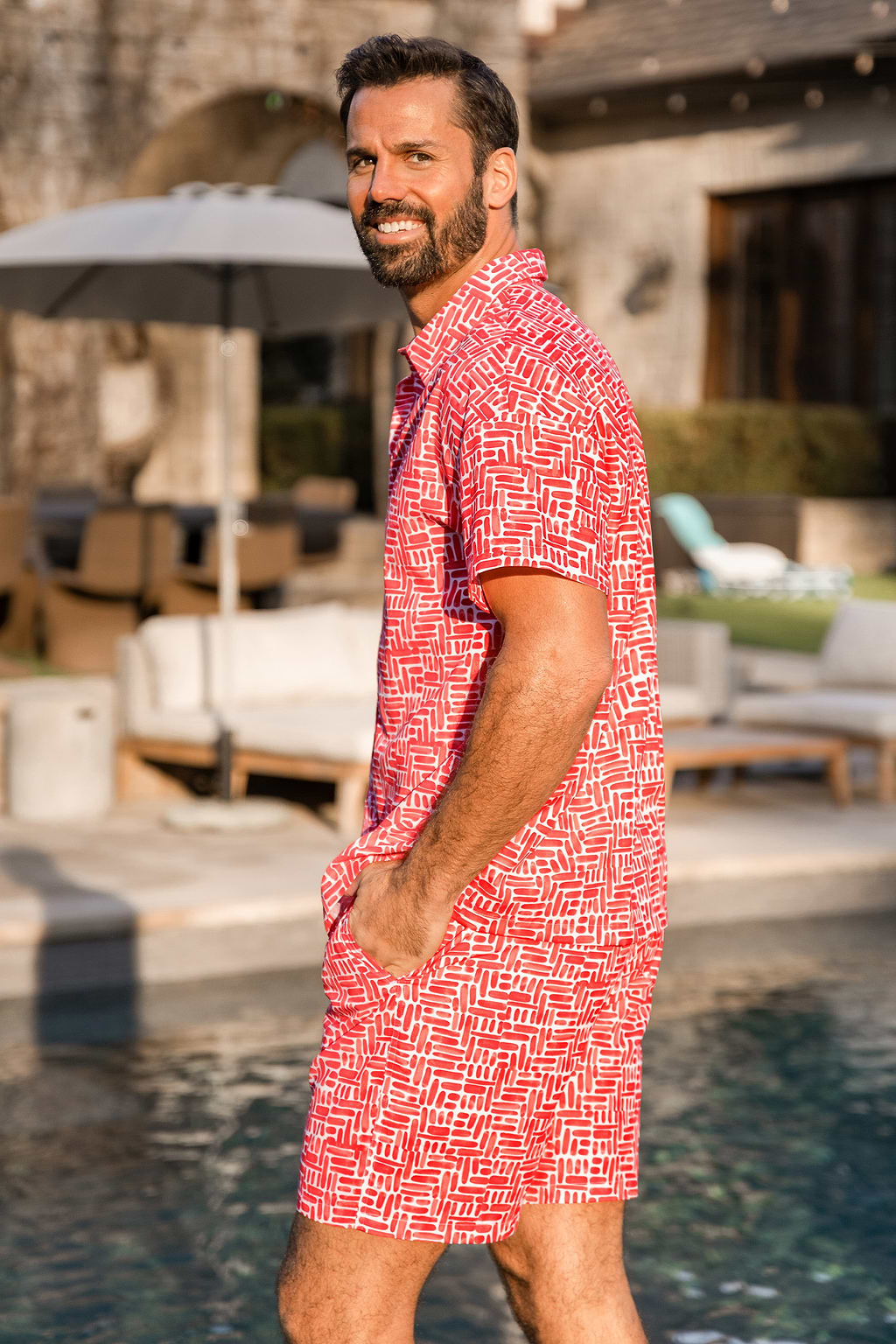 x JJD When in Rome Abstract-shirt